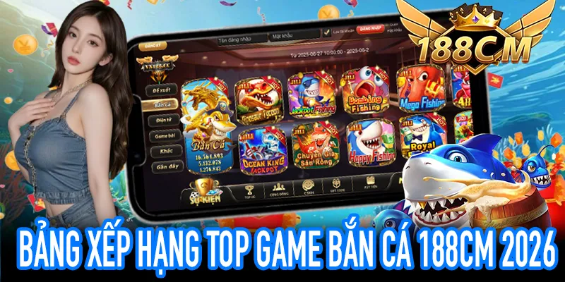 Xếp Hạng Game Bắn Cá 188CM Uy Tín 2026