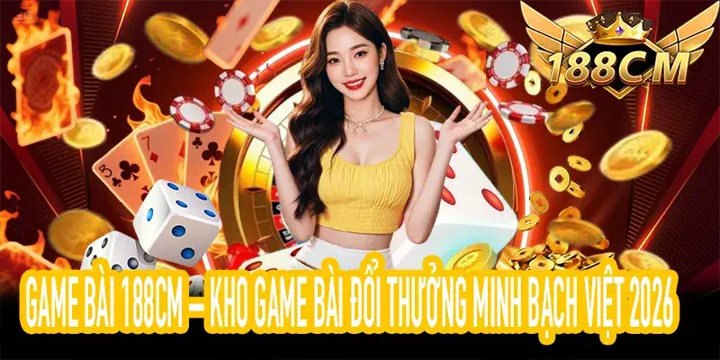 Game bài 188CM với hệ thống game bài đổi thưởng chính thức
