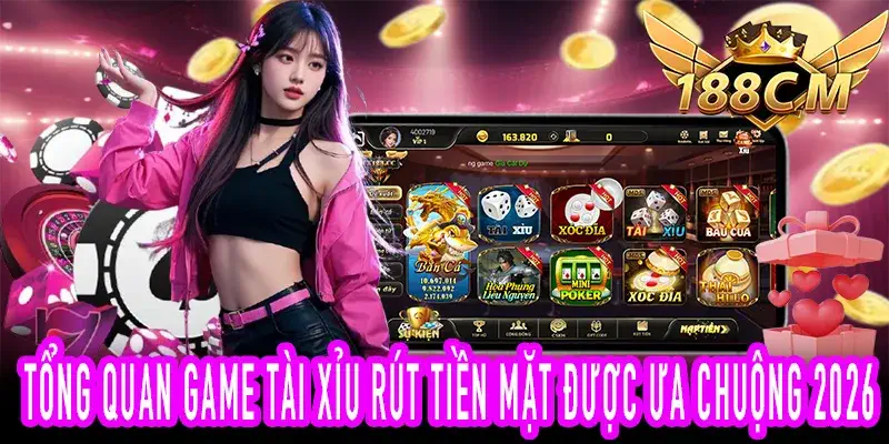 Tổng quan game tài xỉu rút tiền mặt được người chơi đánh giá cao