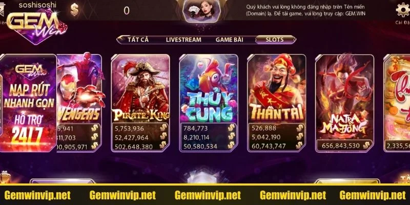 Gemwin nền tảng game bài đa dạng minh bạch cho người chơi