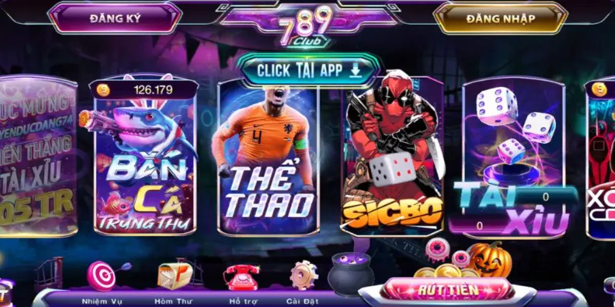 Cá cược và mini game 789club