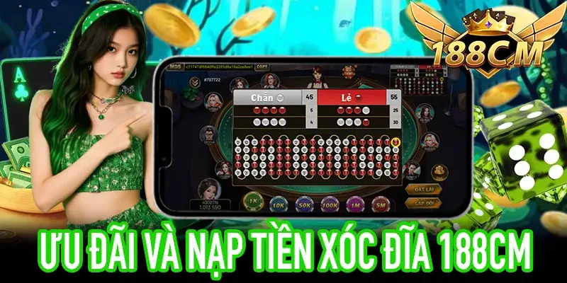 Nhận thưởng hấp dẫn khi chơi Xóc Đĩa 188CM tại 188CM