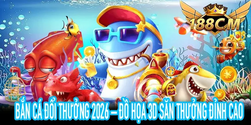 Bắn Cá Đổi Thưởng với đồ họa 3D mượt và hiệu ứng sống động