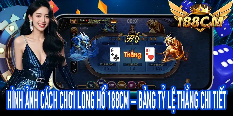 Bảng tỷ lệ trả thưởng trong Cách Chơi Long Hổ 188CM