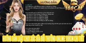 Bảng tỷ lệ cược tại Xóc Đĩa Đổi Thưởng Online 188CM cho tân thủ